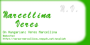 marcellina veres business card